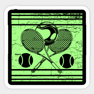 Retro Tennis Sticker